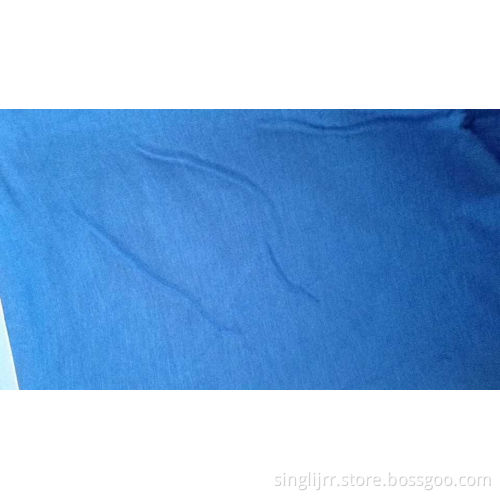 Soft Muslin Dyeing 5% Spandex 95% Bamboo Jersey Dress Fabric For Lady